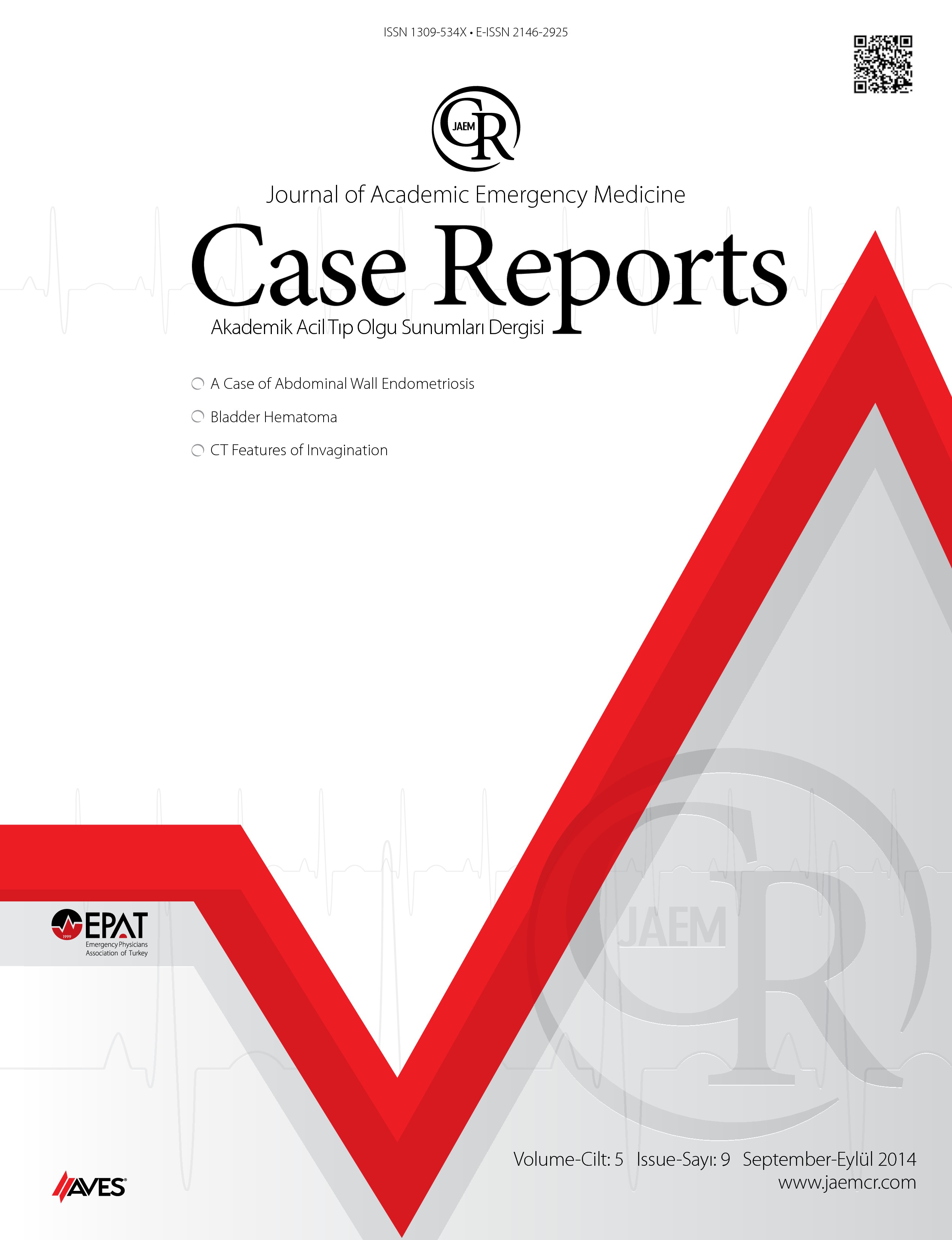 Journal of Academic Emergency Medicine Case Reports Eylül 2014 Sayısı